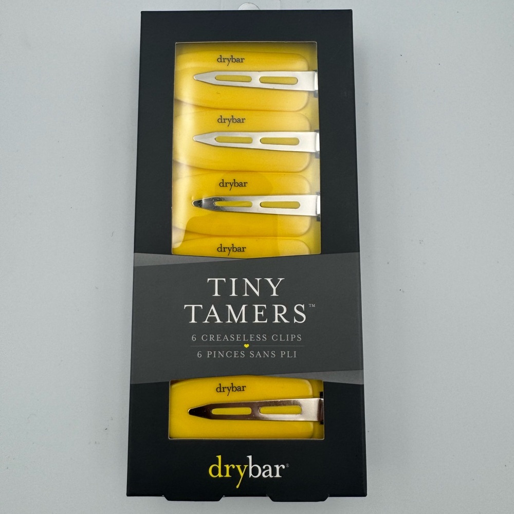 DRYBAR Tiny Tamers Creaseless Hair‎ Clips- Set Of 6 NEW